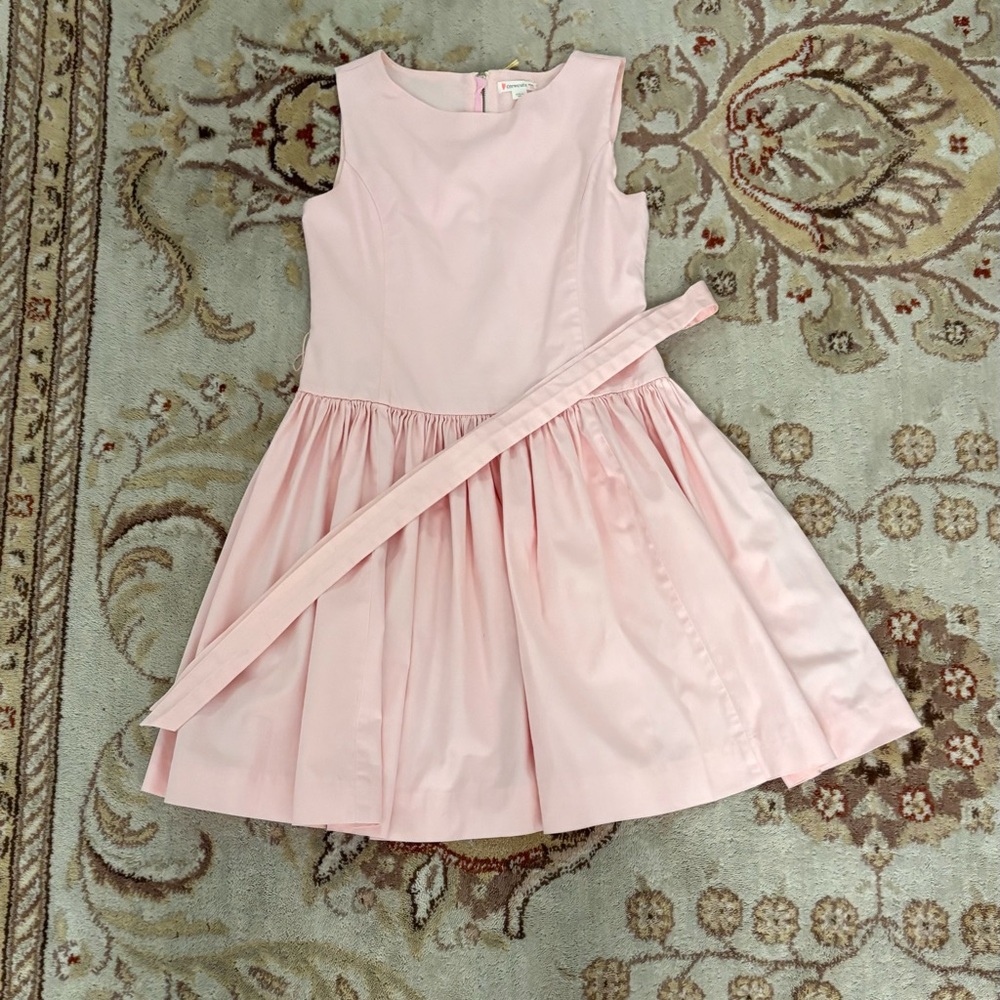 Crewcuts Light Pink Sleeveless Formal Dress with Bow